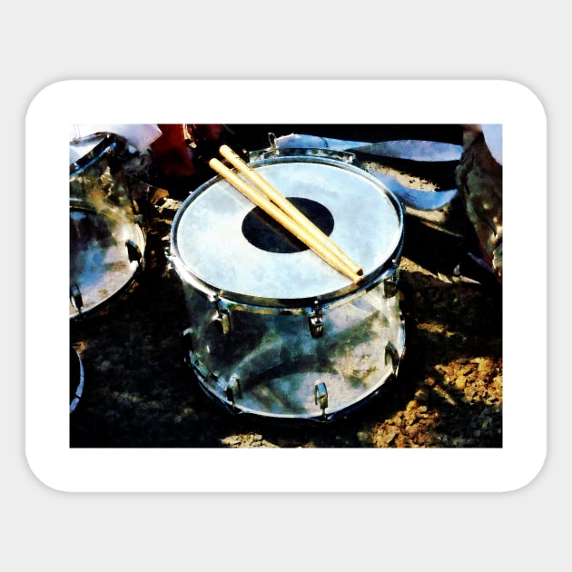 Music - Snare Drum Sticker by SusanSavad